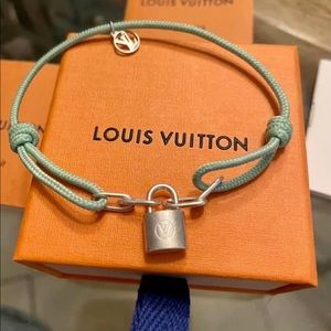Louis Vuitton Lockit X Bracelet, Sterling Silver